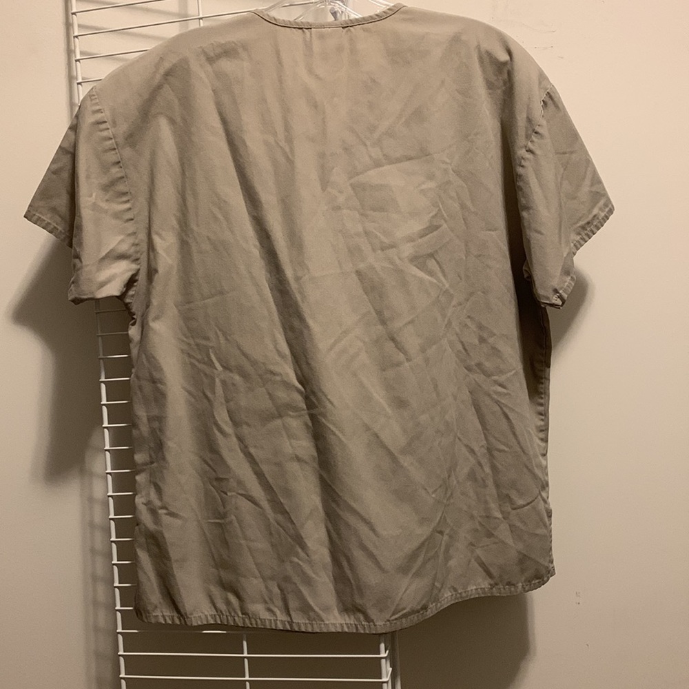 O2 Tan Scrub Top - Picture 2 of 2